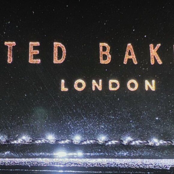 Ted Baker of London Black Patent Leather Rose Gold Kiss-Lock Wallet NWT - Picture 11 of 12